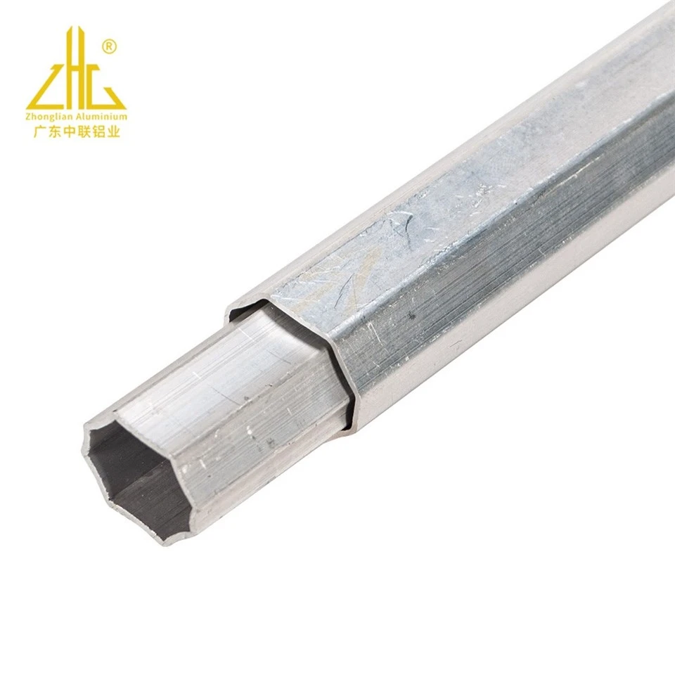 Aluminum Extrusion Telescopic Tube Octagon Tube