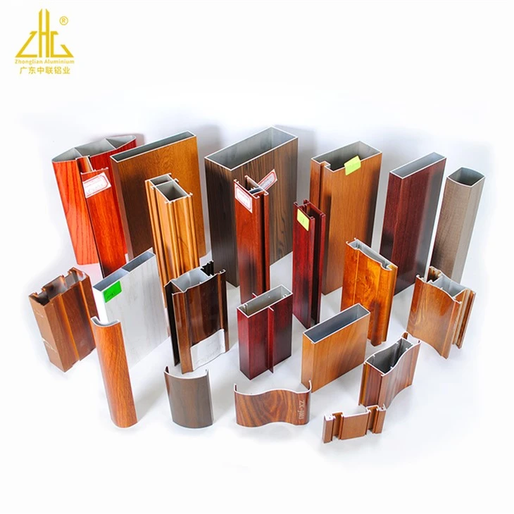 Aluminium Extrusion Wood Grain Aluminum Profile 26