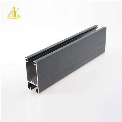 Aluminijasta drsna vrata mat črna